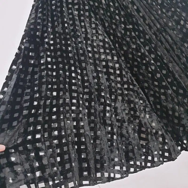 ORR オル ツアーベルベット プリーツ スカート