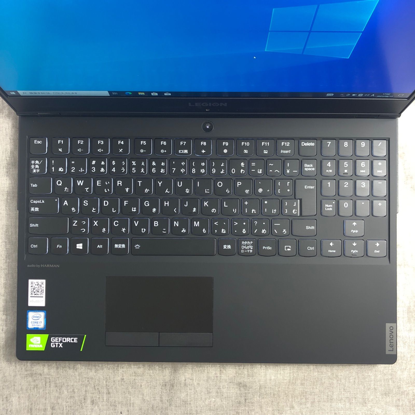 ジャンク品　LEGION ゲーミングノートPC ブラック ジャンクLEGION ゲーミングノート Y540-15IRH 【公式通販】