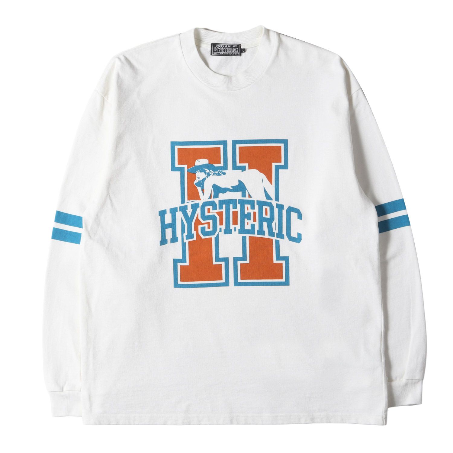 HYSTERIC GLAMOUR ヒステリックグラマー Tシャツ 白 ホワイト サイズ:L 
