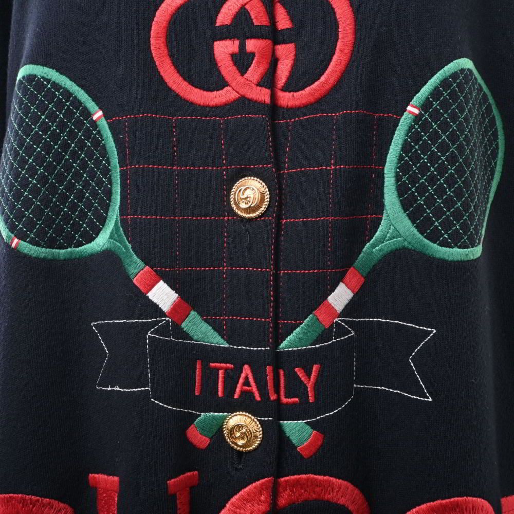 GUCCI - GUCCI 581167 テニス リバーシブル ロングカーディガン GUCCI 581167 テニス リバーシブル ロングカーディガン - メルカリ