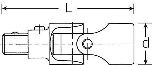 STAHLWILLE スタビレー 3/8SQ クイックリリースユニバーサルジョイント