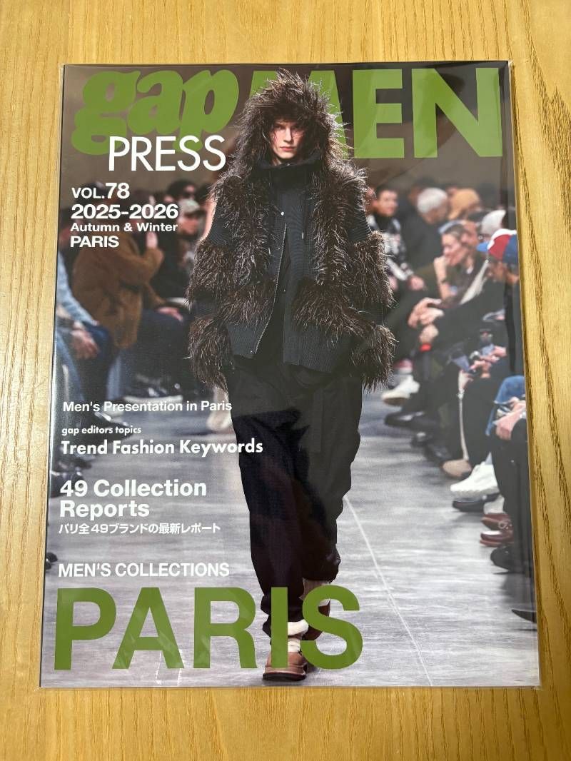 2025-26 A/W gap PRESS MEN vol.78 PARIS - メルカリ