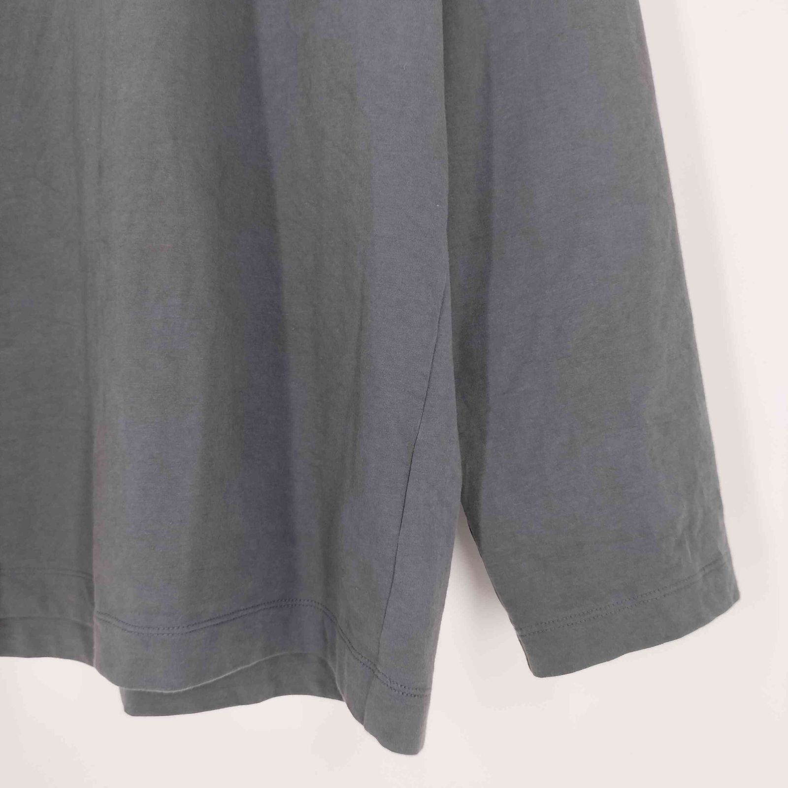 エイトン ATON Nuback cotton long sleeve t-shirt ヌバック