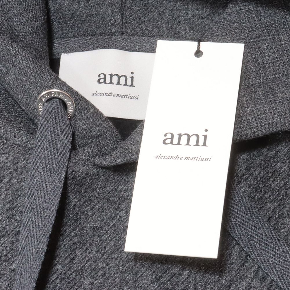 24秋冬/AMI PARIS/Lサイズ/パーカー HSW218.750 ニット