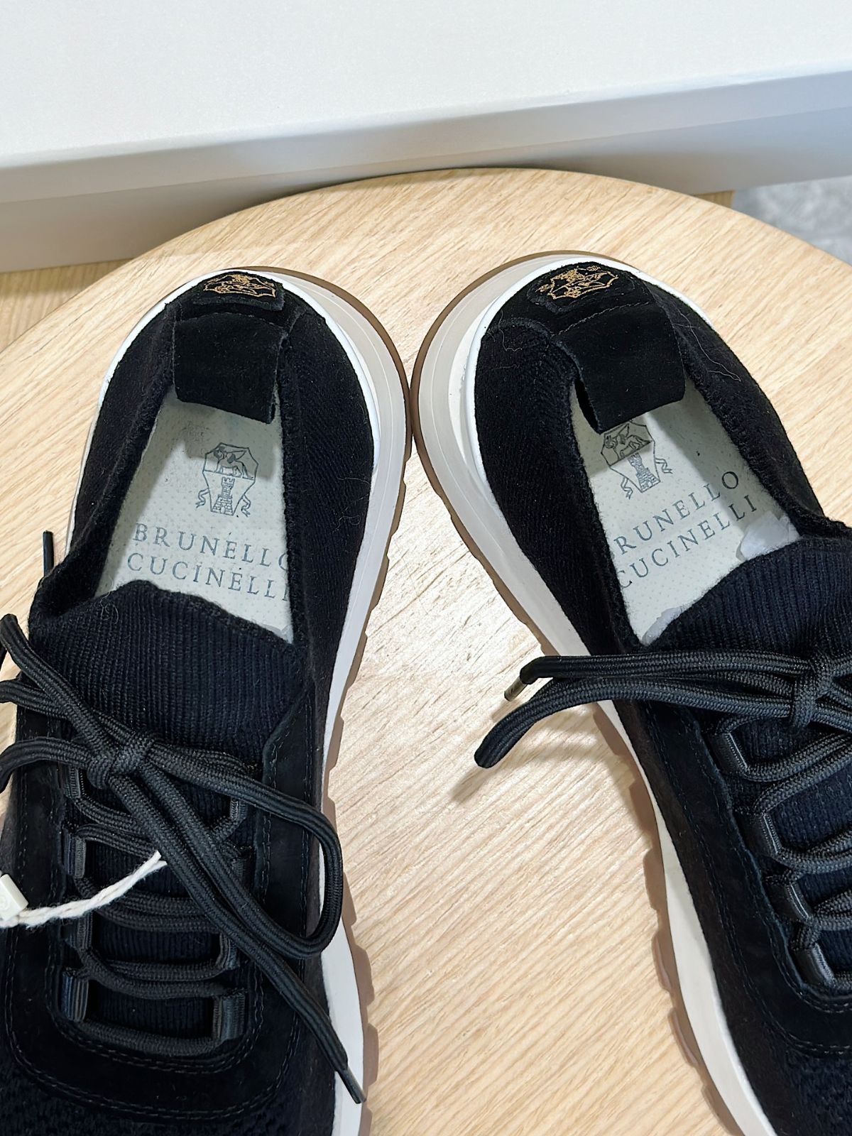 【 BRUNELLO CUCINELLI】関税送料込 ストレッチニットスニーカー Brunello Cucinelli メンズ ウールストレッチニットスニーカー