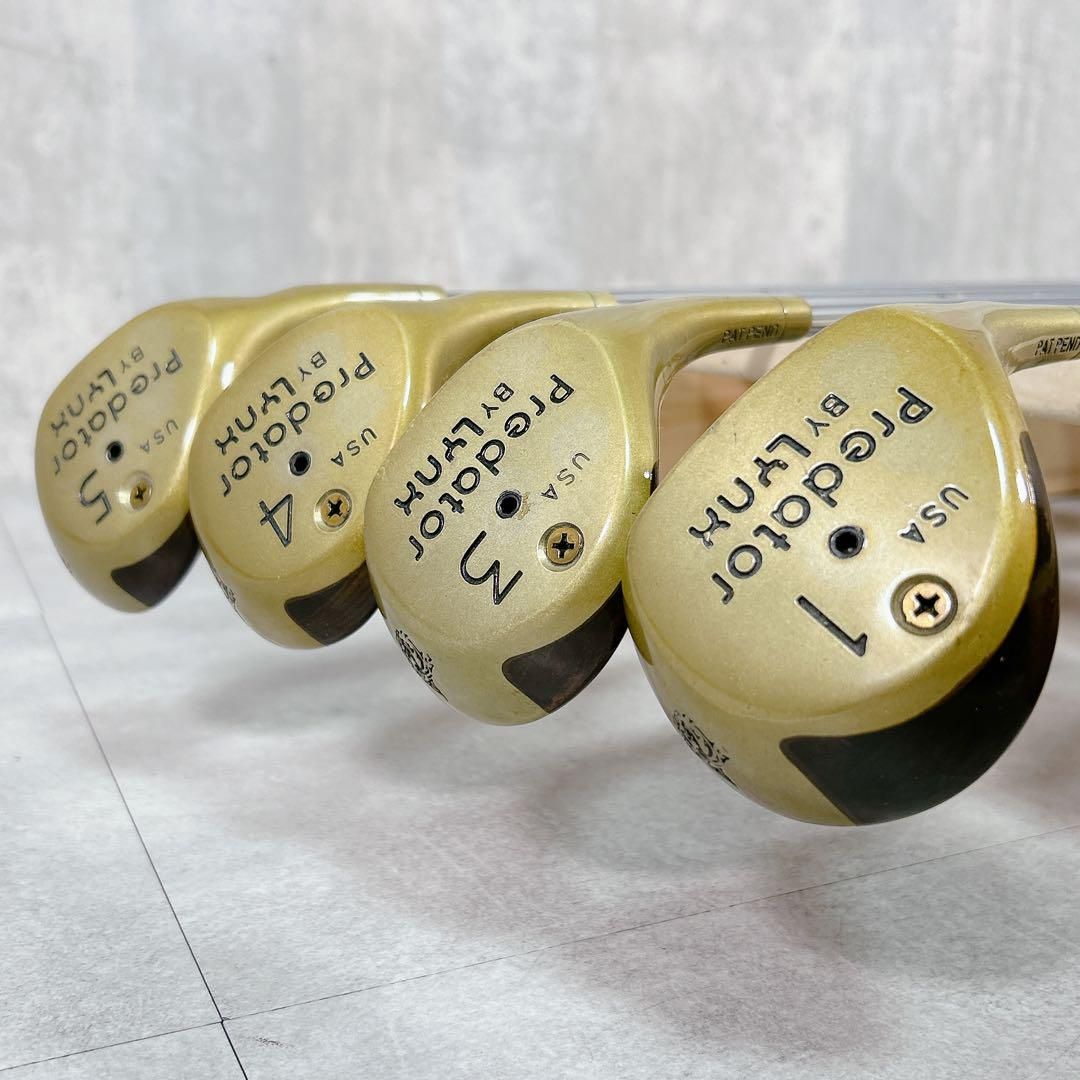 X542 リンクス プレデター ウッド 4本セット フレックスR X542 リンクス プレデター ウッド 4本セット フレックスR - メルカリ