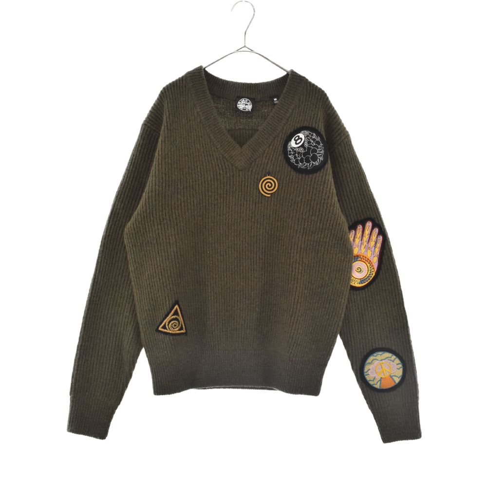 STUSSY (ステューシー) 22AWxDRIES VAN NOTEN PATCH KNIT SWEATER 