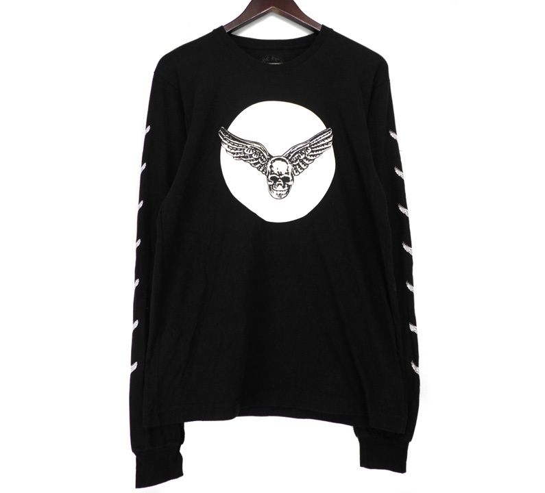 クロムハーツ CHROME HEARTS FOTI L|S TEE マハリア フロント ロゴ プリント ロングスリーブ カットソー 長袖 Tシャツ n8613