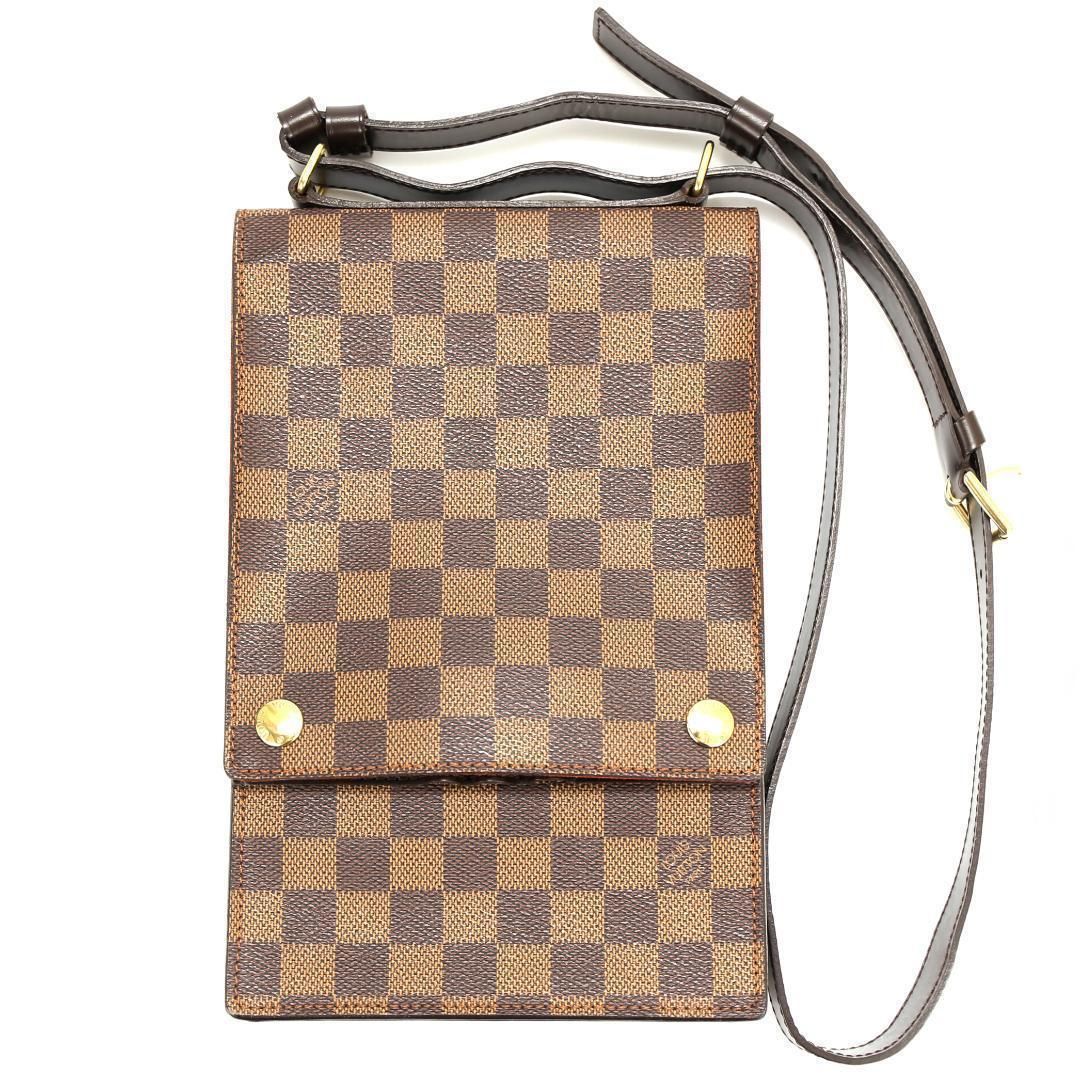 ルイヴィトン LOUIS VUITTON ダミエ ポートベロー エベヌショルダーバッグ