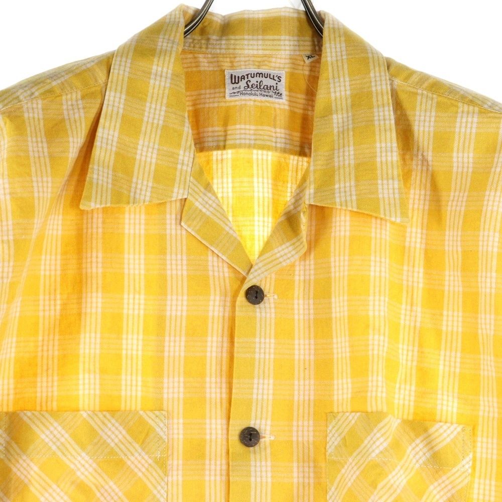 NO BRAND (ノーブランド) PALAKA CHECK SHIRTS SS37588 パラカ半袖  