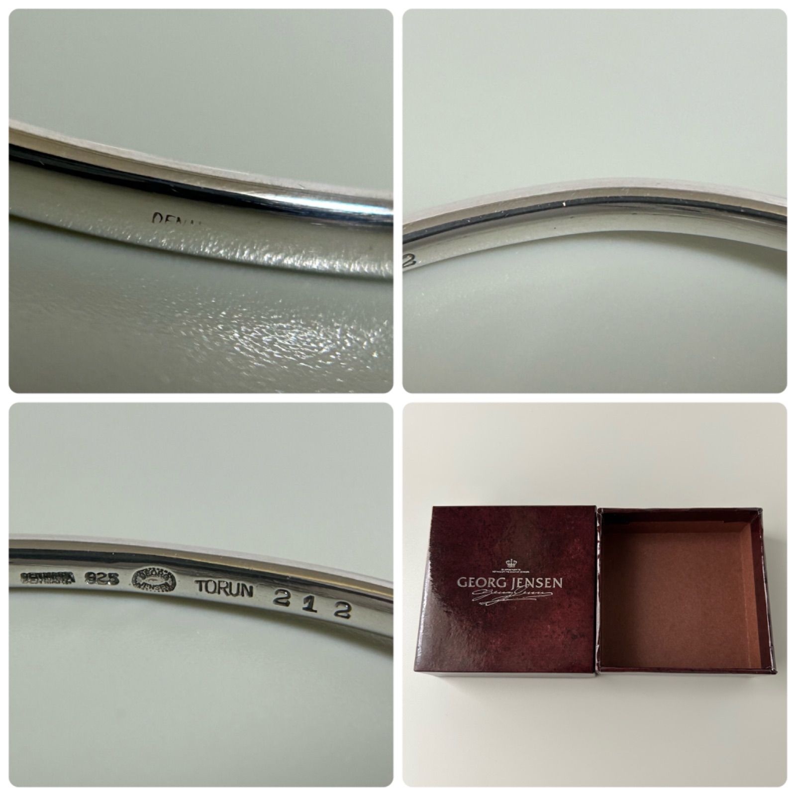 ジョージジェンセン 激レア ブレスレット 212 TORUN AG925 ヴィンテージ Georg Jensen