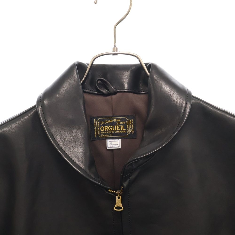 ORGUEIL (オルゲイユ) ホースレザー シングル ライダース ジャケット