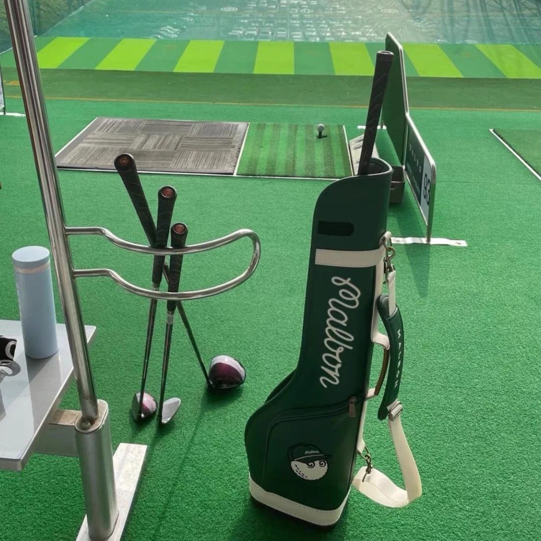 MALBON GOLF クラブケース 5-6本入り ゴルフ練習 Malbon golf マルボン