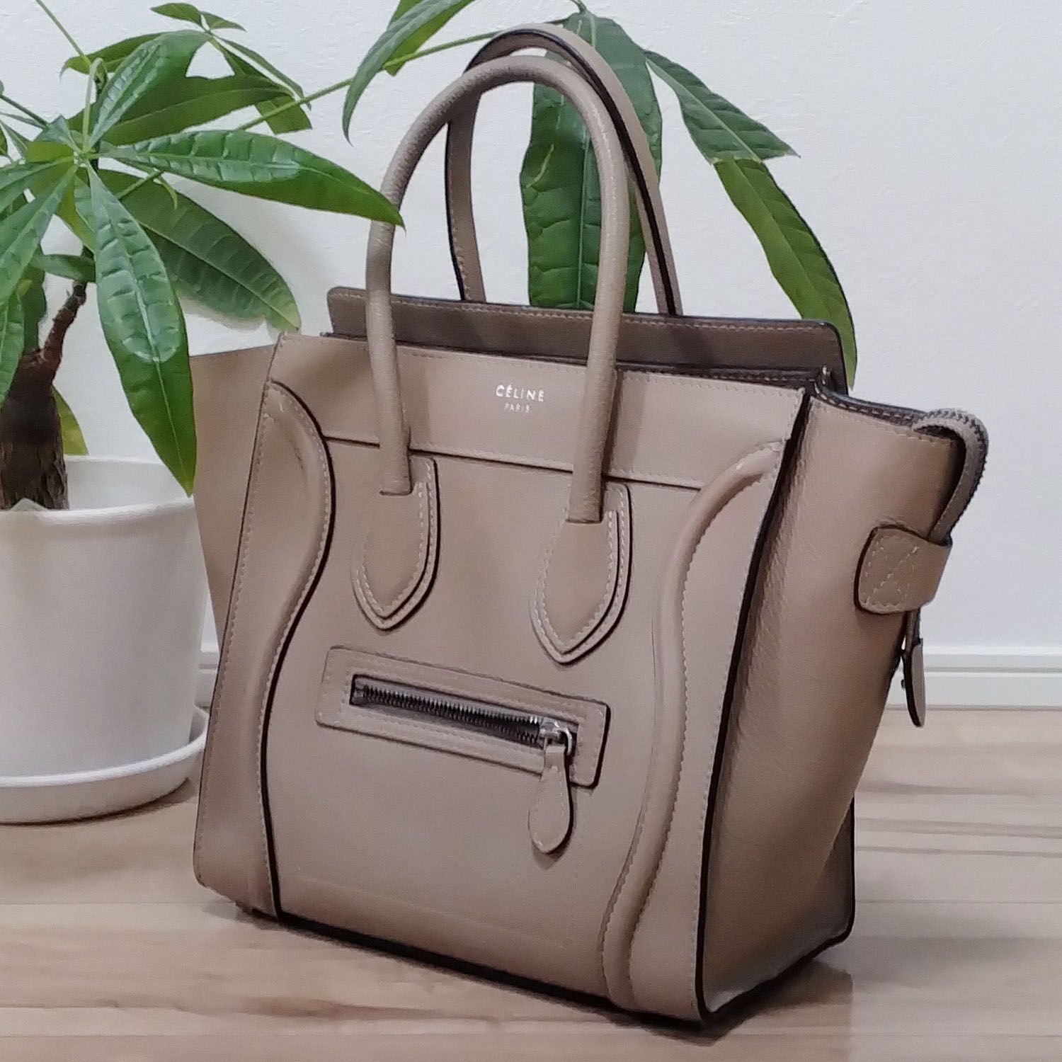 CELINE/美品/ラゲージ/マイクロショッパー/ハンドバッグバッグ