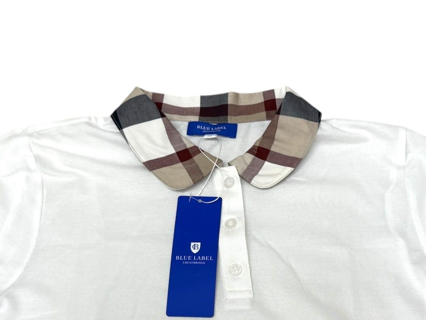 BURBERRY BLUE LABEL (バーバリーブルーレーベル) 半袖ポロシャツ 38