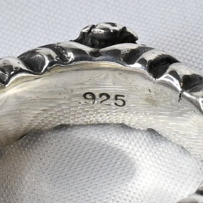 研磨済】ROYAL ORDER シルバー リング 14号 SILVER925 ロイヤル