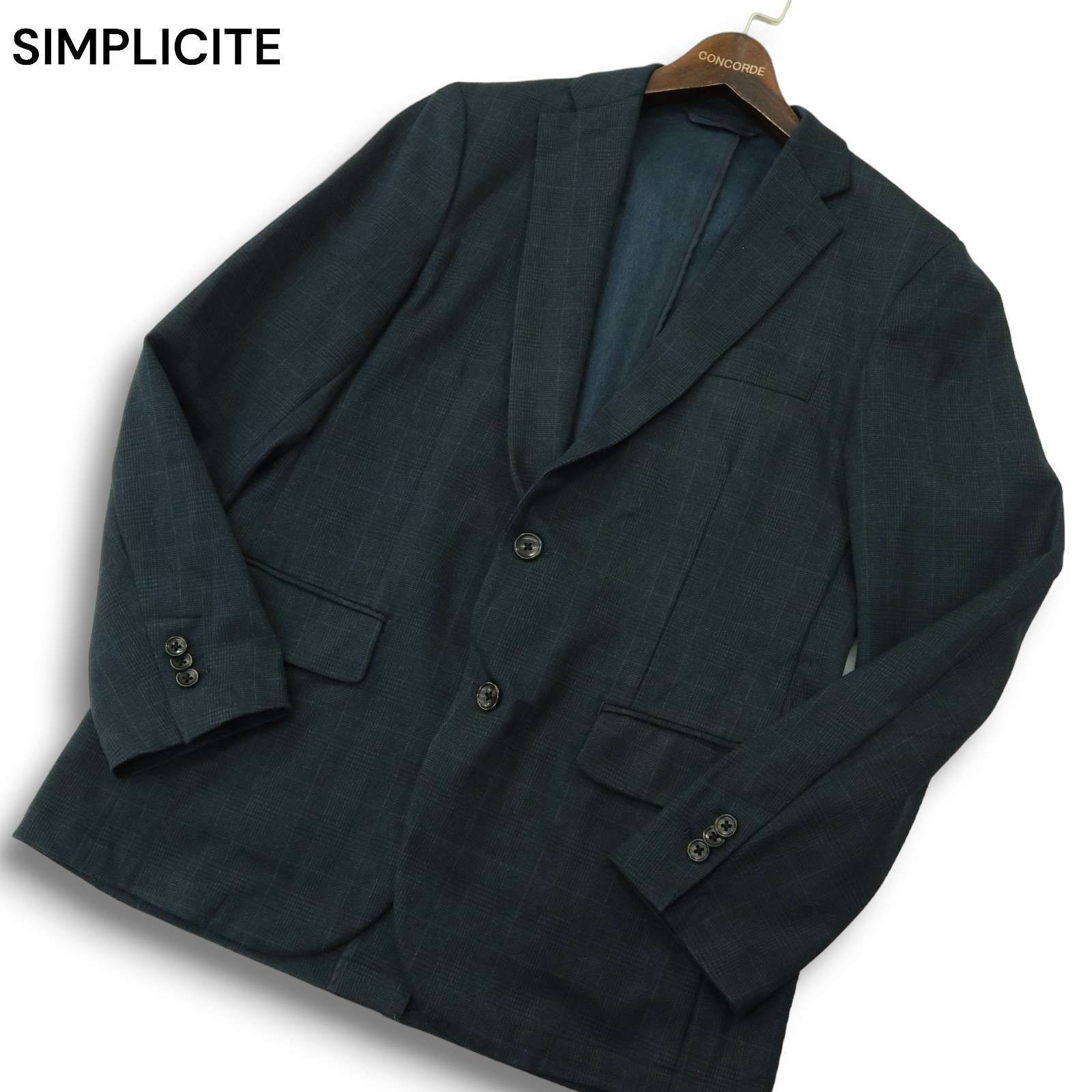 Simplicite plus シンプリシテェ プリュス 通年 グレンチェック 