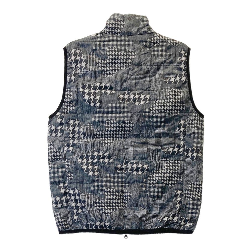 サイズ 2 DANCE WITH DRAGON ダンスウィズドラゴン ダウンベスト 千鳥柄 ブラック系 240101469784 ゴルフウェア メンズ ストスト