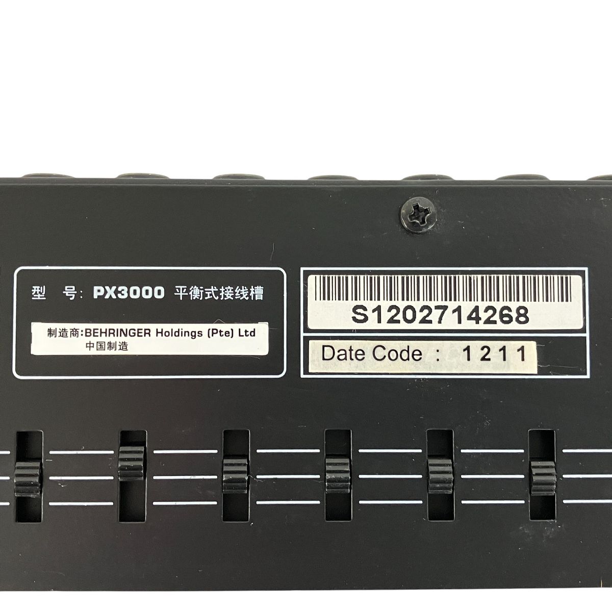 behringer PX3000 ULTRAPATCH PRO ベリンガー パッチベイ オーディオ 音響器材 ジャンク Y10420479