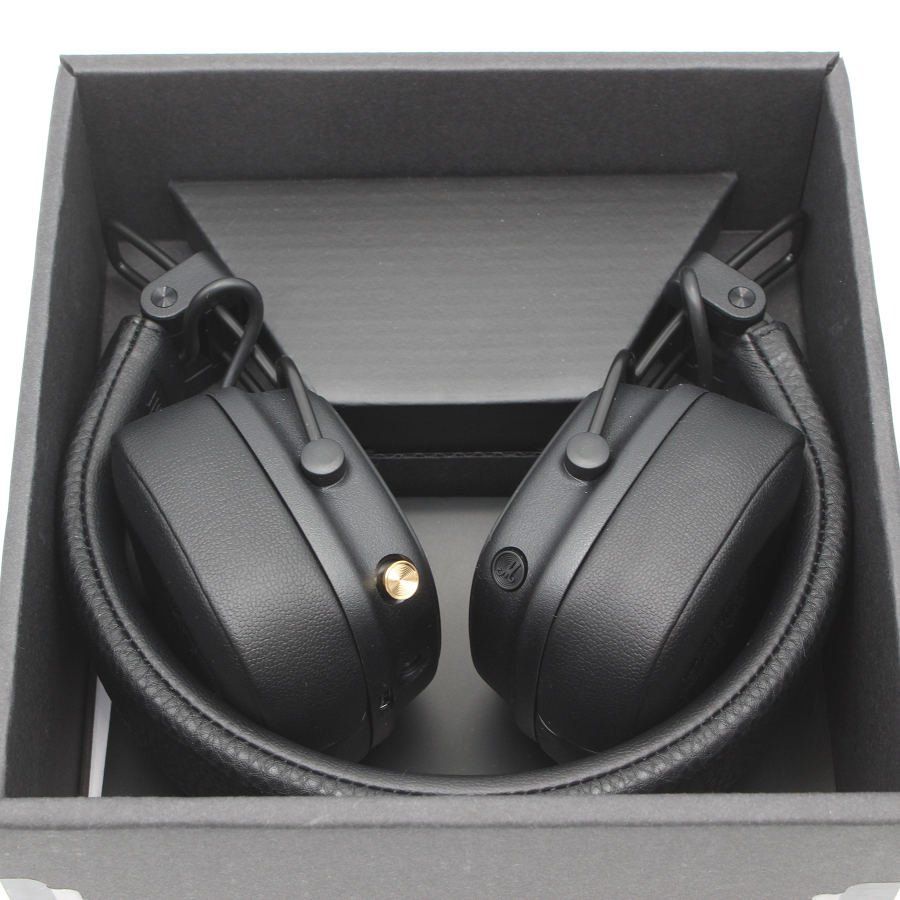  Marshall MAJOR V ブラック ヘッドホン ワイヤレス マーシャル 本体 有線イヤホン 有線イヤホン リケーブル