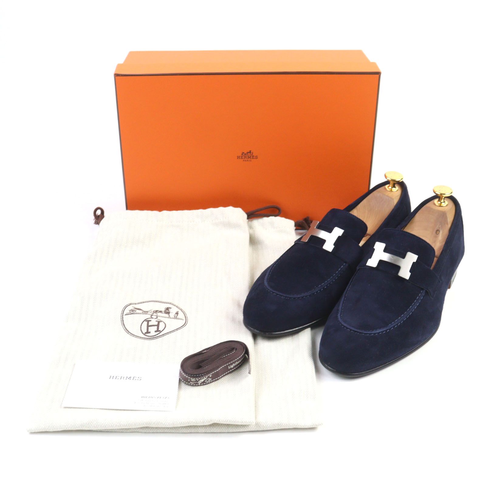 美品○HERMES エルメス コンスタンス モカシンパリ スウェード