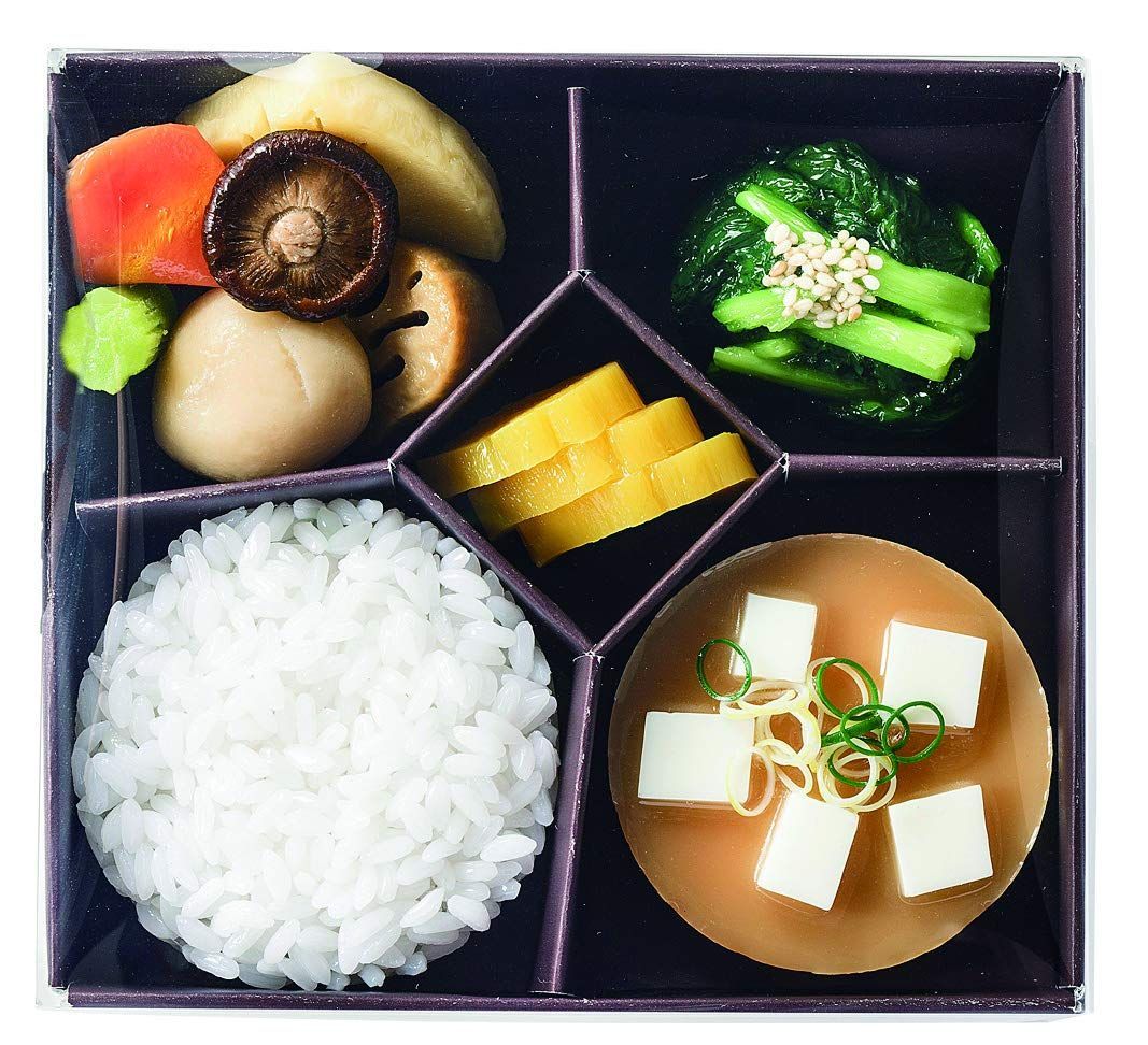 新着商品 お供え膳 お供え料理セット ご飯×1 吸い物×1 おかず×1 和え物×1 漬け物×1 17.8 仏具 x 16.6 x 12cm サンメニー 5点セット 食品サンプル *食べ物ではありません*仏膳はついておりません