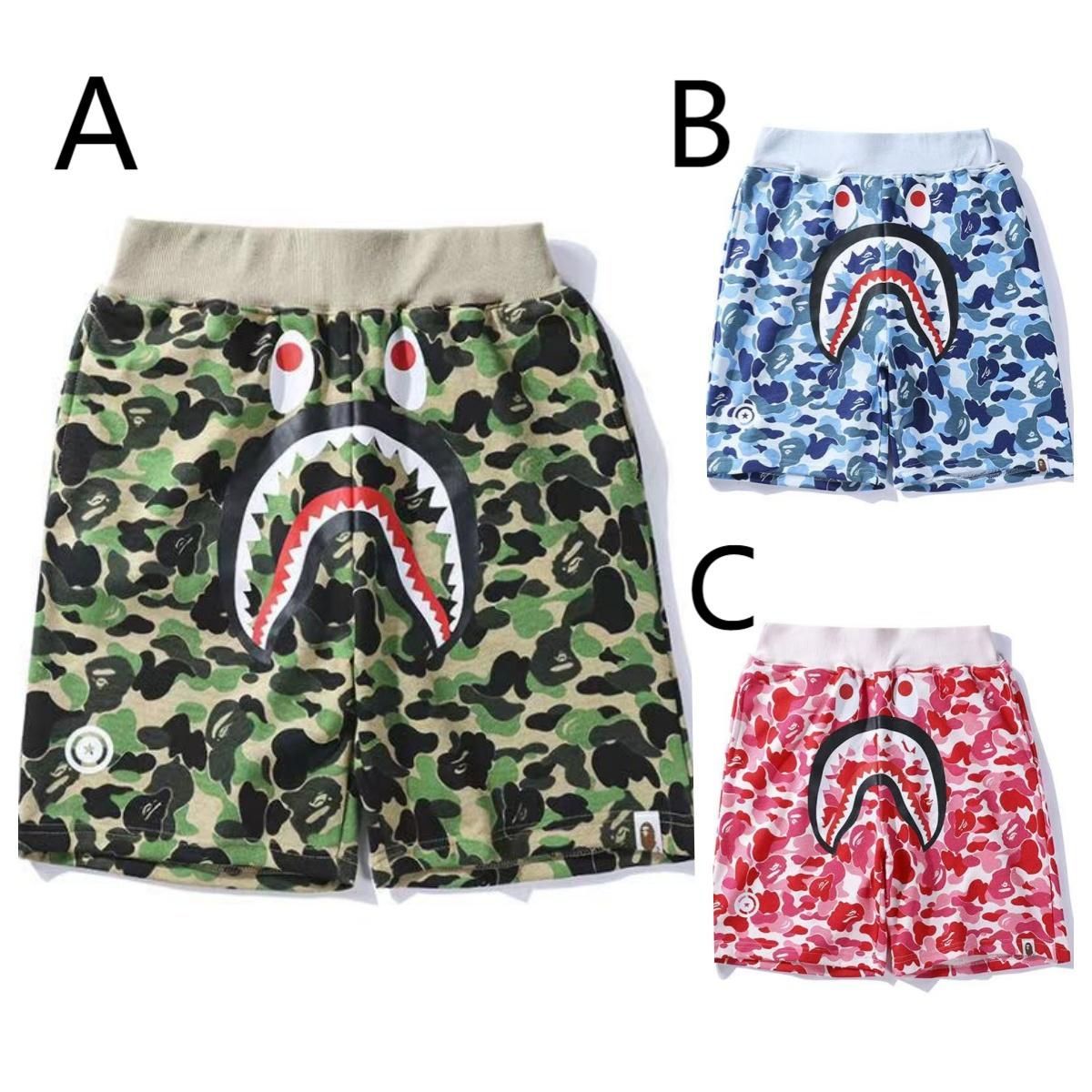 アベイシングエイプ パンツ シャークカモフラージュ ショートパンツ