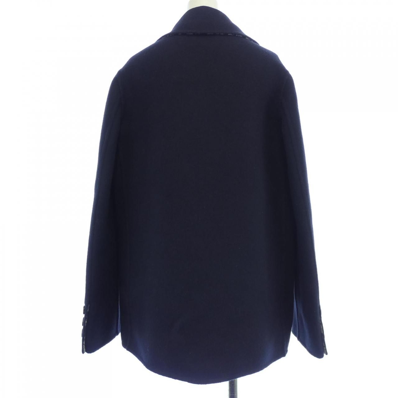 希少】クリスチャンディオール ピーコート ウールコート ダブル 金