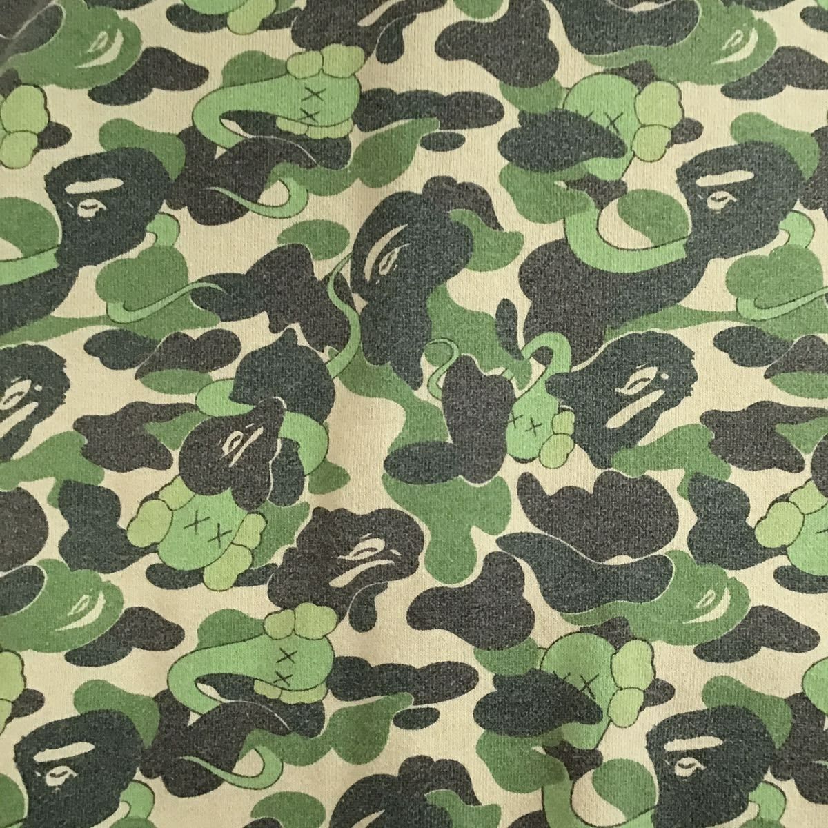 ☆激レア☆ KAWS × BAPE bendy ABC camo フルジップ パーカー Mサイズ 