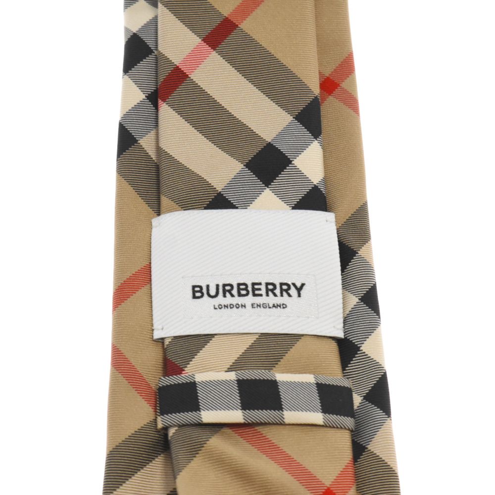 BURBERRY (バーバリー) ノバチェック ネクタイ ベージュ - メルカリ