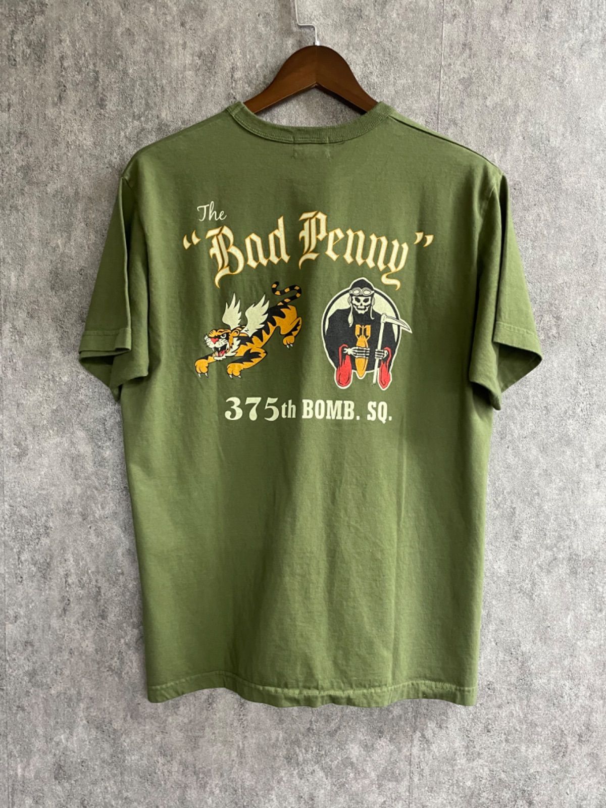 BUZZ RICKSON'S BUZZ RICKSONS バズリクソンズ 半袖Tシャツ 375th BOMB. SQ. BR79346