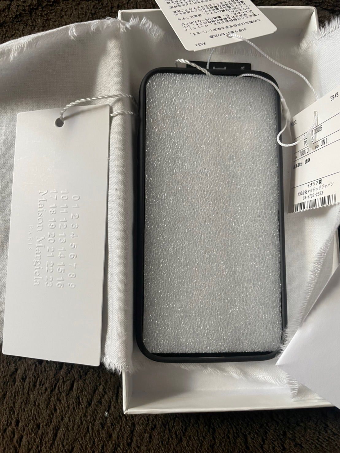 ◇Maison Margiela◇iPhone 12 mini case ケース - ダンゴムシしょっぷ