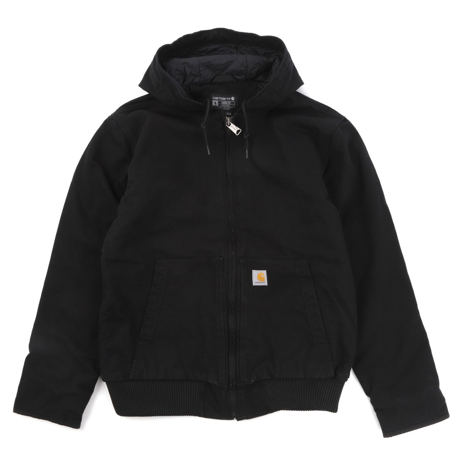 新品】 カーハート CARHARTT アクティブ ジャケット パーカー BLACK 