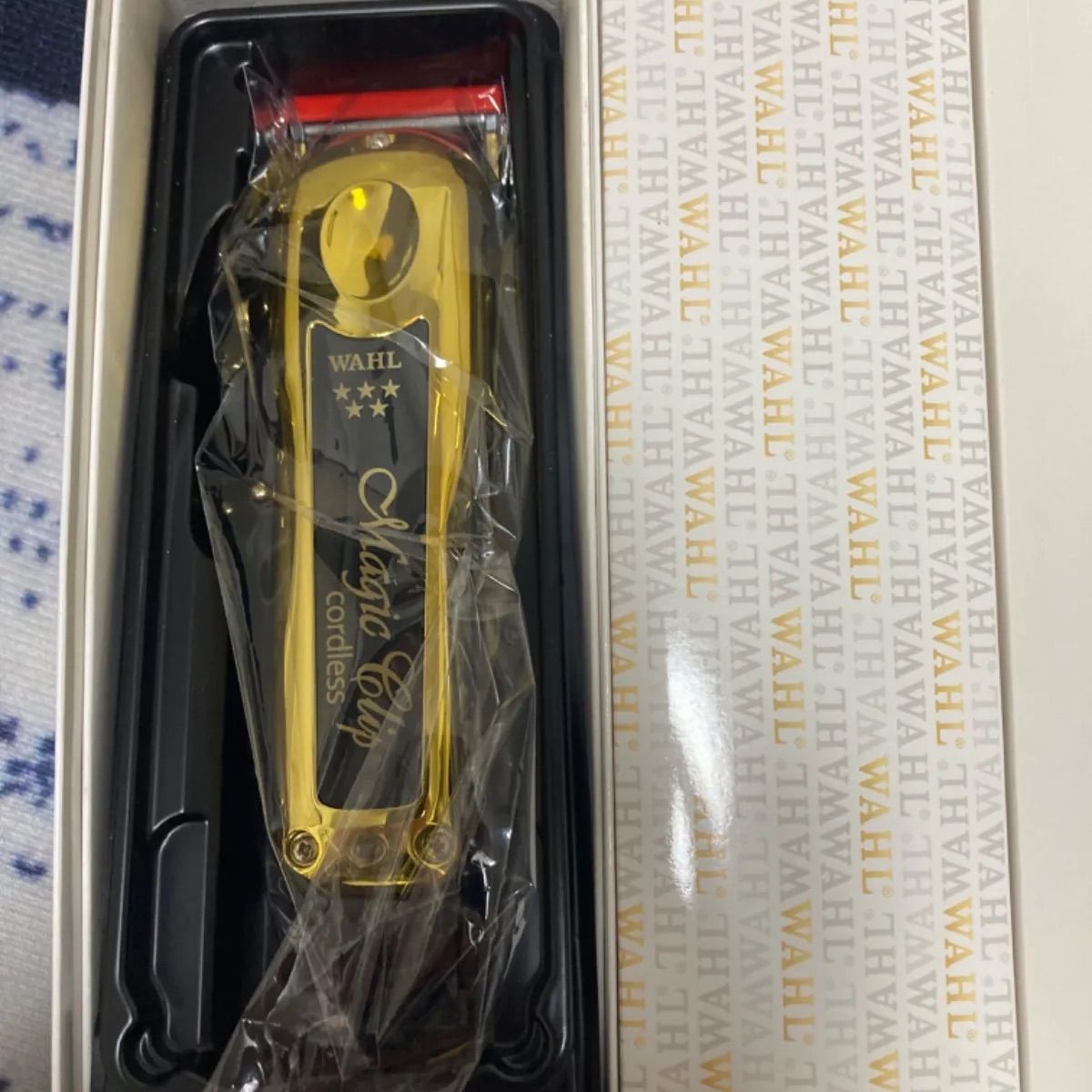 WAHL GOLD コードレス バリカン ゴールド マジック クリップ早朝に毎日