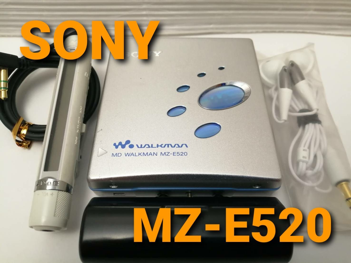 SONY MDウォークマン MZ-E520 動作品 本体のみ - ポータブルプレーヤー