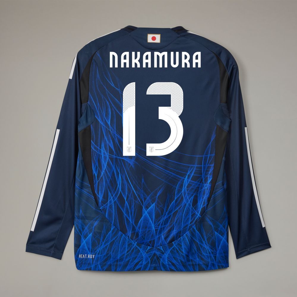 サッカー日本代表 2024 ホーム オーセンティック 長袖ユニフォーム13番 L