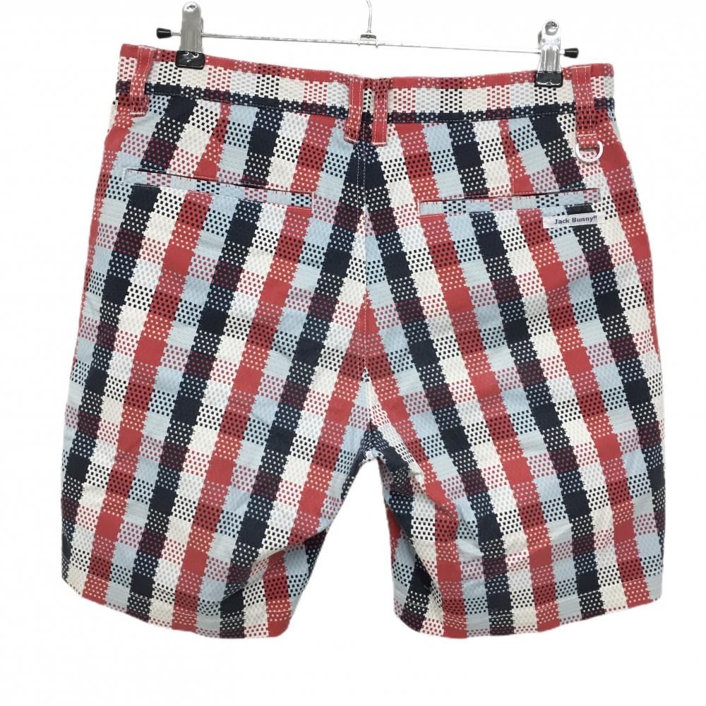 ジャックバニー ハーフパンツの通販 Jack ショートパンツ 263-5232810 PEストレッチプリント ハーフジップブルゾン ハーフパンツ(ブランドジャックバニー Bunny!!(ジャック | バイ チェックプリント Bunny!! 中古 メンズ パーリーゲイツ
