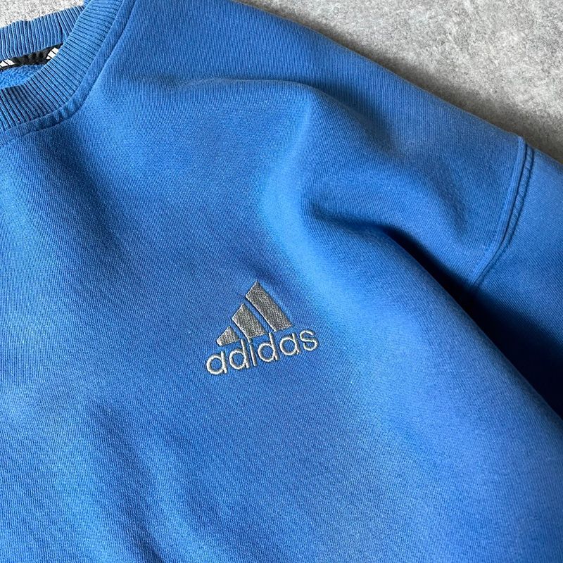 90s adidas パフォーマンス ロゴ 刺繍 スウェット トレーナー XL / 90
