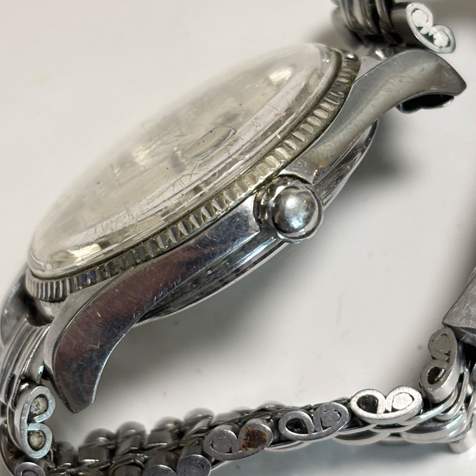 シチズン　Auto Dator ジャンク動作しません シチズン オートデーター SM 21石 エンジンターンドベゼル