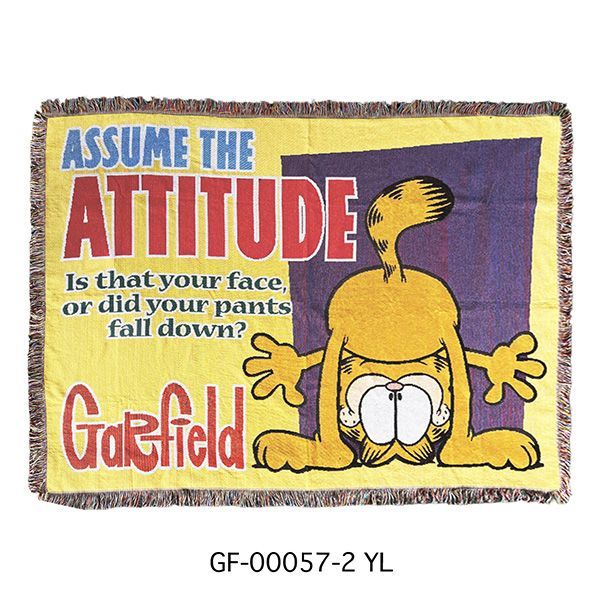 手頃な値段 ガーフィールド フリンジ タペストリー 絶妙な