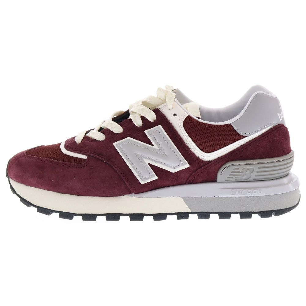 New Balance (ニューバランス) U574LGAA スエードレザー ローカットスニーカー バーガンディ US9.5/27.5cn