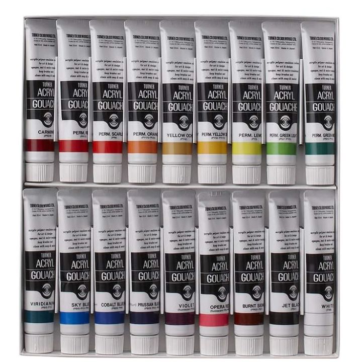 ターナー色彩 アクリルガッシュ 36色セット AG02036C 20ml(6号) ターナー色彩 アクリルガッシュ 36色セット AG02036C 20ml(6号
