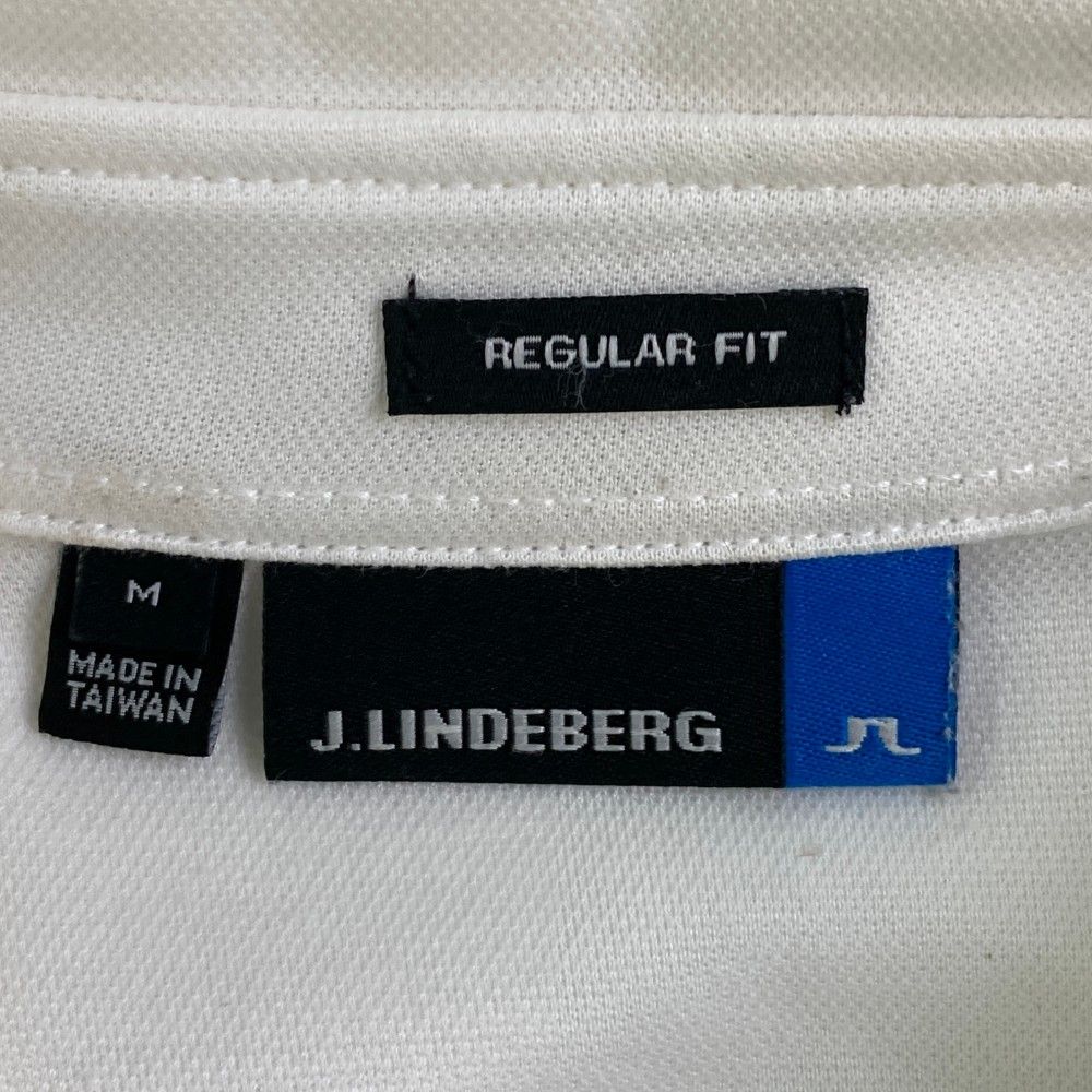 ジェイリンドバーグ　ポロシャツ ホワイト/ブルー Mサイズ 楽天市場】（閉店セール半袖ウェア）Jリンドバーグ J.LINDEBERG