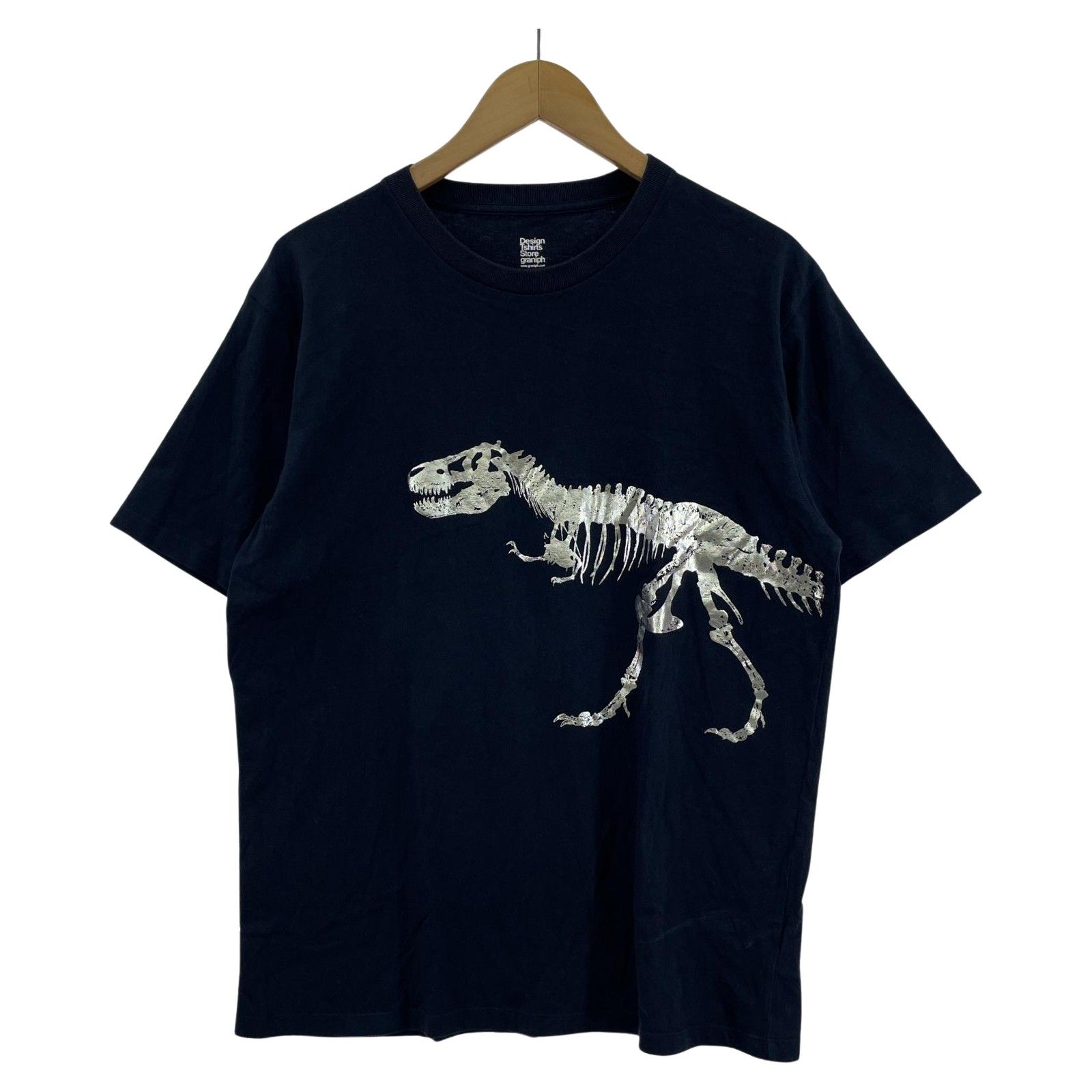 Tシャツ グラニフ 恐竜プリント メンズのSサイズ あかる