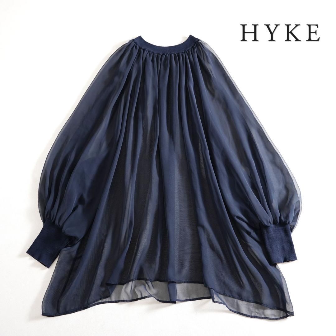 495t*HYKE ハイク シアー シフォン カットソー - メルカリ