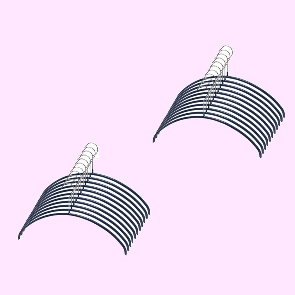 Color:ダークブルー マワ ドイツのすべらない ハンガー エコノミック 40P 20本組 ダークブルー