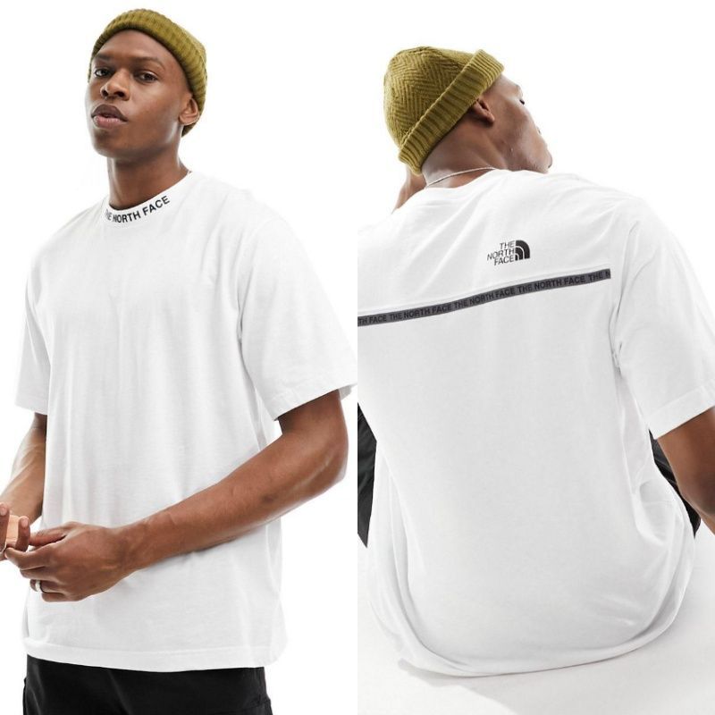 【The North Face】\"Zumu \"テープド・ネックロゴ Tシャツ The North Face】