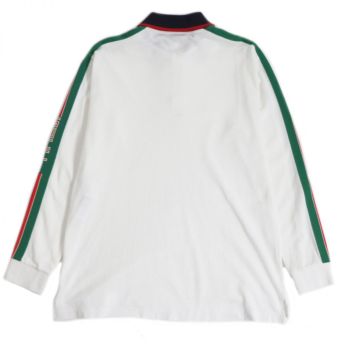 極美品□GUCCI/グッチ 545784 ウェブライン ロゴボタン コットン