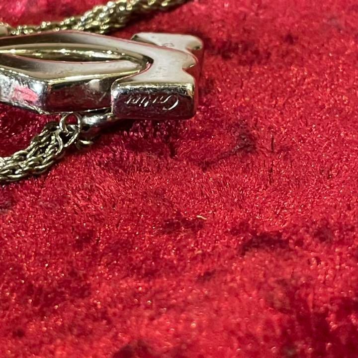 Cartier カルティエ 2C ロゴ チャーム ネックレス アクセサリー