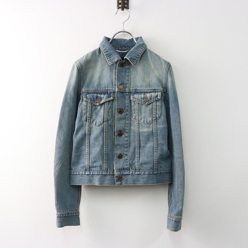 saint laurent paris coating denim エディ期 希少エディ期D01 SAINT LAURENT PARIS コーティングデニム